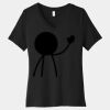 Women's Relaxed Jersey Short Sleeve V Neck Tee Thumbnail