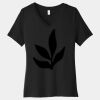 Women's Relaxed Jersey Short Sleeve V Neck Tee Thumbnail