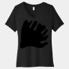 Women's Relaxed Jersey Short Sleeve V Neck Tee Thumbnail