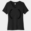 Women's Relaxed Jersey Short Sleeve V Neck Tee Thumbnail