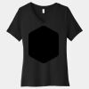 Women's Relaxed Jersey Short Sleeve V Neck Tee Thumbnail