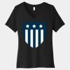 Women's Relaxed Jersey Short Sleeve V Neck Tee Thumbnail