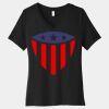 Women's Relaxed Jersey Short Sleeve V Neck Tee Thumbnail