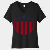 Women's Relaxed Jersey Short Sleeve V Neck Tee Thumbnail