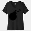 Women's Relaxed Jersey Short Sleeve V Neck Tee Thumbnail