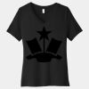 Women's Relaxed Jersey Short Sleeve V Neck Tee Thumbnail