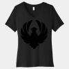 Women's Relaxed Jersey Short Sleeve V Neck Tee Thumbnail