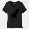 Women's Relaxed Jersey Short Sleeve V Neck Tee Thumbnail