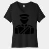 Women's Relaxed Jersey Short Sleeve V Neck Tee Thumbnail