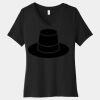 Women's Relaxed Jersey Short Sleeve V Neck Tee Thumbnail