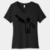 Women's Relaxed Jersey Short Sleeve V Neck Tee Thumbnail