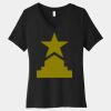 Women's Relaxed Jersey Short Sleeve V Neck Tee Thumbnail