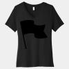 Women's Relaxed Jersey Short Sleeve V Neck Tee Thumbnail