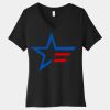 Women's Relaxed Jersey Short Sleeve V Neck Tee Thumbnail