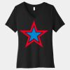 Women's Relaxed Jersey Short Sleeve V Neck Tee Thumbnail