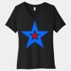 Women's Relaxed Jersey Short Sleeve V Neck Tee Thumbnail