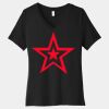 Women's Relaxed Jersey Short Sleeve V Neck Tee Thumbnail