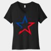 Women's Relaxed Jersey Short Sleeve V Neck Tee Thumbnail