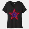 Women's Relaxed Jersey Short Sleeve V Neck Tee Thumbnail