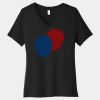 Women's Relaxed Jersey Short Sleeve V Neck Tee Thumbnail