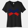 Women's Relaxed Jersey Short Sleeve V Neck Tee Thumbnail