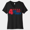 Women's Relaxed Jersey Short Sleeve V Neck Tee Thumbnail