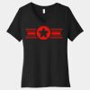 Women's Relaxed Jersey Short Sleeve V Neck Tee Thumbnail