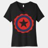 Women's Relaxed Jersey Short Sleeve V Neck Tee Thumbnail