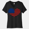 Women's Relaxed Jersey Short Sleeve V Neck Tee Thumbnail