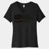 Women's Relaxed Jersey Short Sleeve V Neck Tee Thumbnail