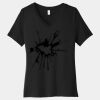 Women's Relaxed Jersey Short Sleeve V Neck Tee Thumbnail