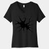 Women's Relaxed Jersey Short Sleeve V Neck Tee Thumbnail