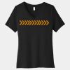 Women's Relaxed Jersey Short Sleeve V Neck Tee Thumbnail