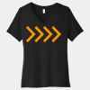 Women's Relaxed Jersey Short Sleeve V Neck Tee Thumbnail