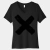 Women's Relaxed Jersey Short Sleeve V Neck Tee Thumbnail