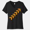 Women's Relaxed Jersey Short Sleeve V Neck Tee Thumbnail