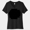 Women's Relaxed Jersey Short Sleeve V Neck Tee Thumbnail
