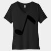 Women's Relaxed Jersey Short Sleeve V Neck Tee Thumbnail